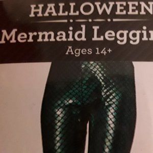 Mermaid Gloves & Mermaid Leggings Costume NWT